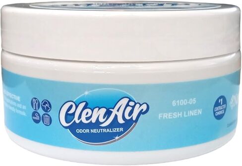 Nu-Calgon ClenAir 6100-05 Original Fresh Linen Odor Neutralizer 1/2 Pound Tub Made in the USA in Saudi Arabia