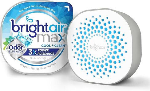 BRIGHT Air Max Odor Eliminator Air Freshener, Cool And Clean, 8 Oz Jar in Kuwait