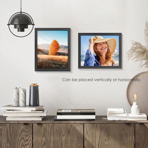 إطارات صور مجمعة من الزجاج الحقيقي المزدحمة - 10 حزمة ، مجموعة إطار معرض الجدار ، أحجام متعددة بما في ذلك 8x10 ، 5x7 ، 4x6 ، ديكور جدار مجمعة للتعليق أو شاشة الطاولة ، بني in Kuwait