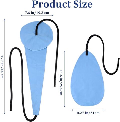 2 Piece Clarinet Saxophone Cleaning Cloth Alto Saxophone Cleaning Kit with Saxophones Cleaning-Cloth Clarinet Swab Cloth Kit for Alto Tenor Sax Flute and other Wind & Woodwind Instruments (Blue) in Saudi Arabia