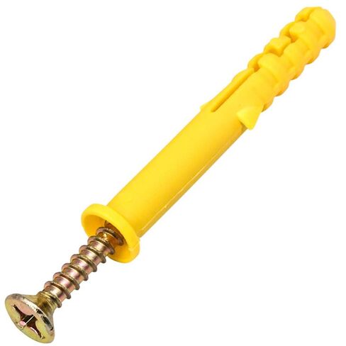 30 PCS Plastic Wall Anchors with Screws, M6x30 Expansion Tube Set, Plasterboard Plugs Self Tapping Screw for Wall Mounting and Fastening in Saudi Arabia