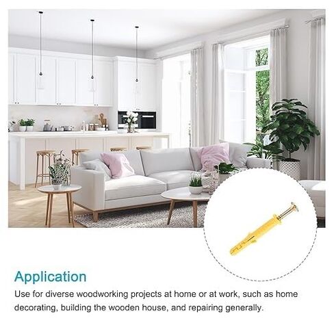 30 PCS Plastic Wall Anchors with Screws, M6x30 Expansion Tube Set, Plasterboard Plugs Self Tapping Screw for Wall Mounting and Fastening in Saudi Arabia