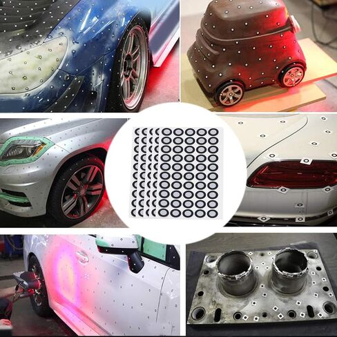 أهداف تحديد المواقع مقاس 6 مم مع محيط أسود للماسح الضوئي ثلاثي الأبعاد، وعلامات المسح الضوئي ثلاثي الأبعاد، والنقاط، وعلامات النقطة المرجعية للملصقات، وعلامات الانعكاس، للمسح الضوئي ثلاثي الأبعاد والتتبع البصري (750) in Kuwait