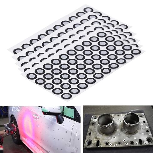 أهداف تحديد المواقع مقاس 6 مم مع محيط أسود للماسح الضوئي ثلاثي الأبعاد، وعلامات المسح الضوئي ثلاثي الأبعاد، والنقاط، وعلامات النقطة المرجعية للملصقات، وعلامات الانعكاس، للمسح الضوئي ثلاثي الأبعاد والتتبع البصري (750) in Kuwait