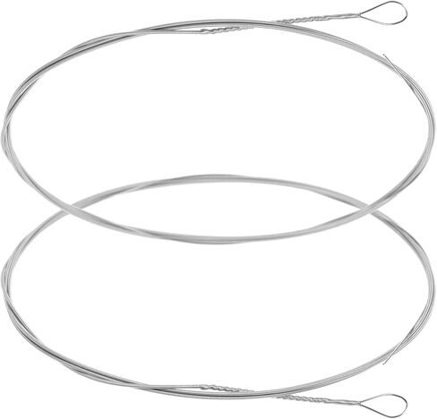 FAVOMOTO 2Pcs Dulcimer Steel Strings Replacement Instrument Accessories for Yangqin Premium Strong Steel Material Suitable for Dulcimer Players and Musicians in Saudi Arabia
