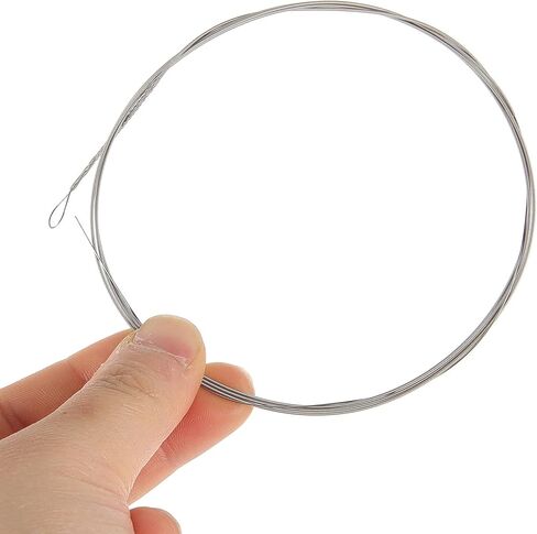 FAVOMOTO 2Pcs Dulcimer Steel Strings Replacement Instrument Accessories for Yangqin Premium Strong Steel Material Suitable for Dulcimer Players and Musicians in Saudi Arabia