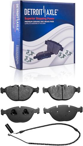 Detroit Axle - Brake Pads for Hyundai Elantra Coupe GT Veloster Kia Forte Koup Forte5, Front & Rear Ceramic Brake Pads w/Hardware Replacement in Saudi Arabia