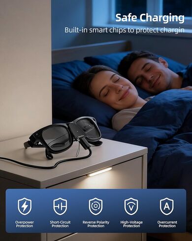 محول شحن متوافق مع نظارات Ray Ban Meta (الجيل 1&2) Wayfarer/Skyler/Headliner وOakley Meta HSTN، موصل شاحن محمول مع منفذ USB C لملحقات نظارات Meta AI الذكية، عبوتان in Kuwait