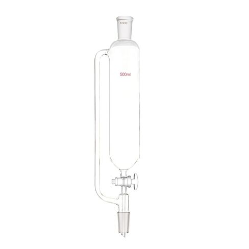500ml,24/40,Glass Pressure Equalizing Funnel,with/Glass Stopcock,Lab Glassware in Saudi Arabia