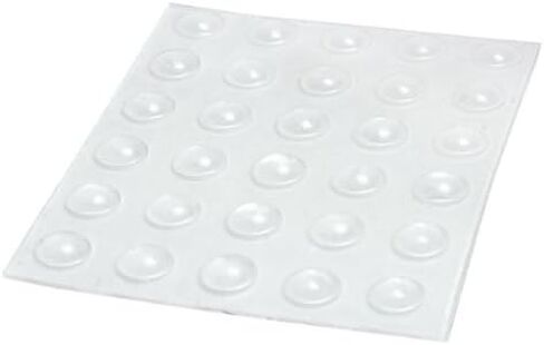 20 Mini Clear Bump Dots – Small Self-Adhesive Tactile Locator Bumps for Low Vision & Blind Users – Round, Transparent Markers for Keyboards, Remotes, Electronics – 0.25" x 0.079" in Saudi Arabia