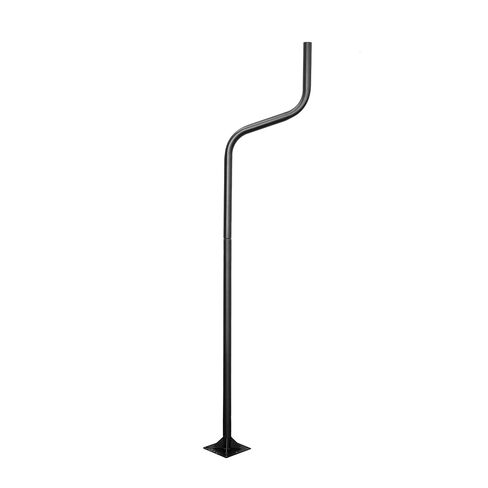 TRES-RFID-PS094-B RFID Mounting Stanchion Pedestal 2 Inch OD 94 Inch Tall Steel Black Powder Coated in Kuwait