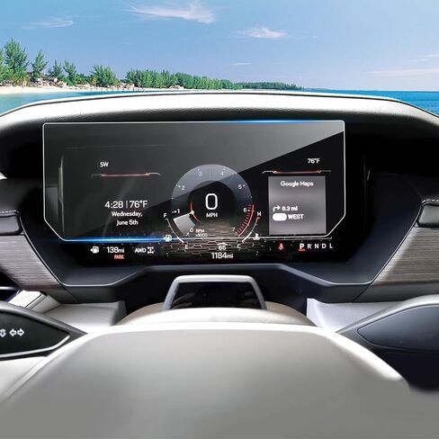 2024 2025 Acadia Screen Screen Protector for GMC Acadia (15inch Navi+11inch Dash) ، لعام 2025 Acadia Elevation/AT4/Denali ، 9H Glass 2025 Acadia Accessories HD Draypharent 15 "و 11" in Kuwait