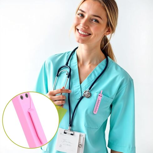 أداة قياس فرجار تخطيط القلب من Thinp EKG مع مقسم الفرجار الوردي للممرضة أو الطبيب لقياس مخططات القلب الكهربائية in Saudi Arabia