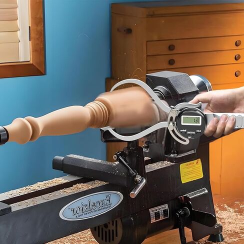 HDLNKAK مقياس الفرجار الخارجي الرقمي، صالح 0-6 "قراءات مترية/كسرية/عشرية، فكي سبيكة، فرجار دائري رقمي مع وظيفة التثبيت للأعمال الخشبية. in Kuwait