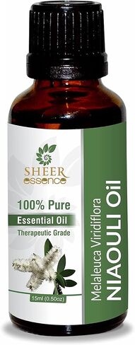 Niaouli Oil -(Melaleuca Viridiflora)- Essential Oil 100% Pure Natural Undiluted Uncut Therapeutic Grade Oil 0.16 Fl.OZ in Saudi Arabia