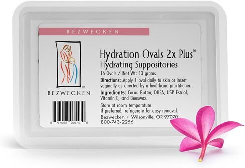 Bezwecken – Hydration Ovals 2X Plus DHEA – 16 Extra Strength Ovals - Professionally Formulated to Alleviate Vaginal Dryness in Menopausal Women - Safe & Natural in Kuwait