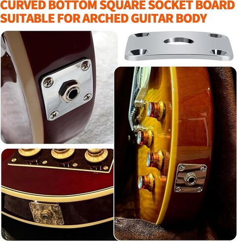 جيتار نيكل مسطح القاع معدني مربع الرافعات، لوحة إخراج مقبس متفرع لوحة لLes Paul LP نمط الغيتار الكهربائي in Saudi Arabia