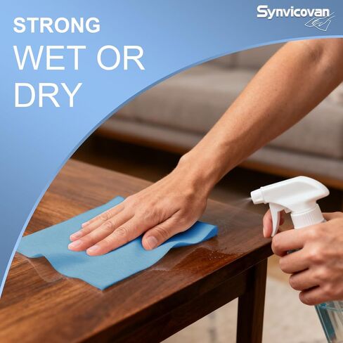 Cleanroom Wipes Heavy Duty Cloths, Lint-Free and Extra Absorbent Towels Jumbo Roll, Blue (15"x 5", 500 PCS) in Kuwait