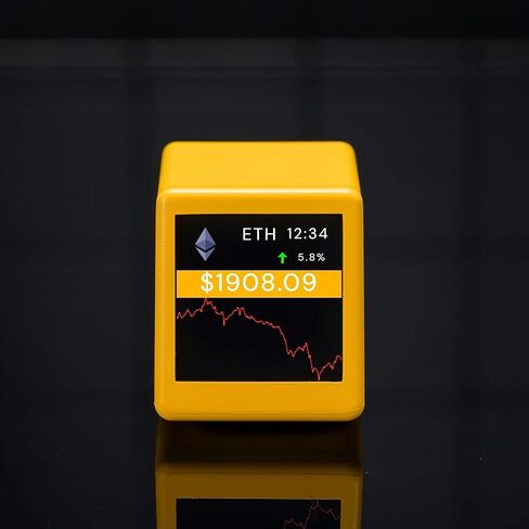 WiFi Crypto Tracker Crypto Price Displayer 300 عملة مشفرة رئيسية يمكن تبديلها بحرية in Kuwait