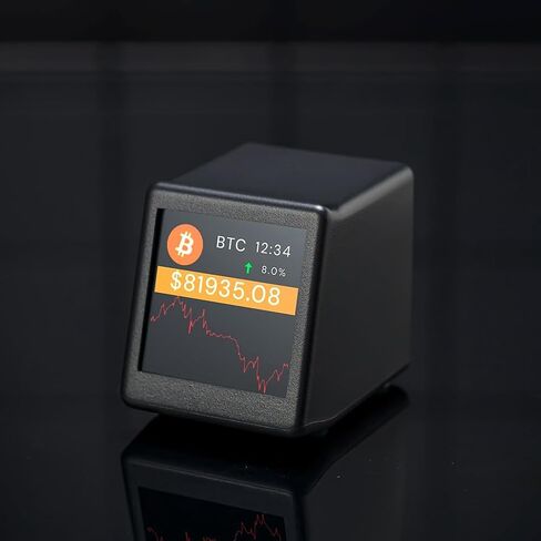 WiFi Crypto Tracker Crypto Price Displayer 300 عملة مشفرة رئيسية يمكن تبديلها بحرية in Kuwait