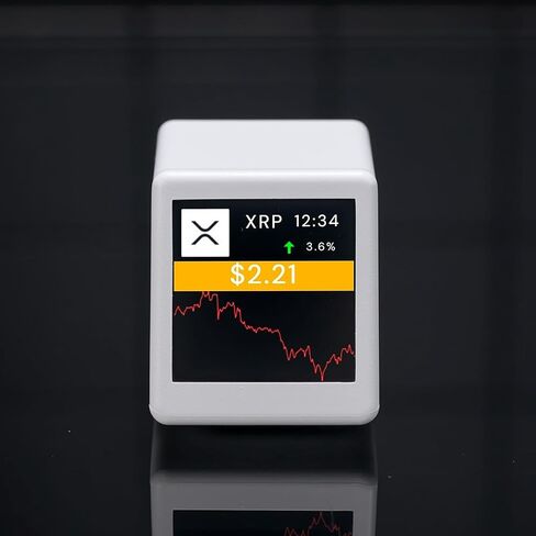 WiFi Crypto Tracker Crypto Price Displayer 300 عملة مشفرة رئيسية يمكن تبديلها بحرية in Kuwait