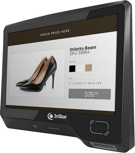 مايكرو كشك، أندرويد 14، ذاكرة وصول عشوائي 4 جيجابايت، تخزين 32 جيجابايت، واي فاي، BT، إيثرنت، POE، ماسح باركود ثنائي الأبعاد - K11-A14-432 in Kuwait