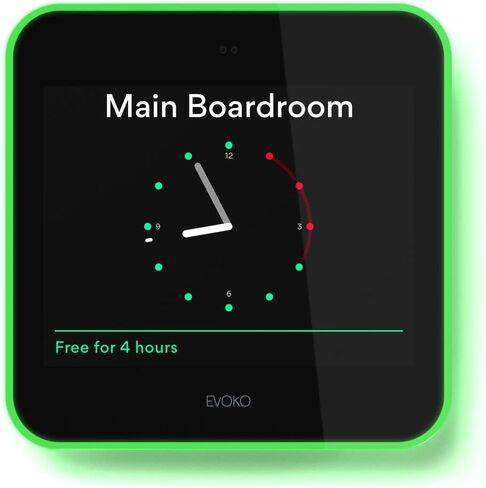 Evoko ERM2001 LISO Space Booking System Digital Door Sign, White in Saudi Arabia