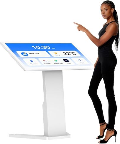 كشك الخدمة الذاتية بشاشة تعمل باللمس مقاس 43 بوصة من MWE، شاشة عرض رقمية لللافتات الأرضية، كشك معلومات FHD، مكبري صوت، شاشة تفاعلية للملاحة في المركز التجاري/الطلب الذاتي/الإعلان/متجر البيع بالتجزئة in Kuwait