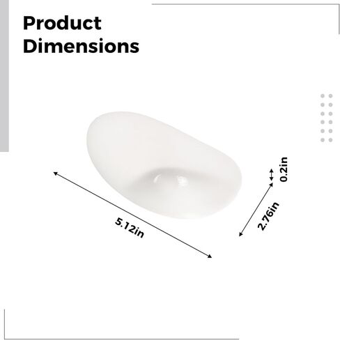 3 Pairs Silicone Shoulder Pads, Women'S Removable Adhesive Pads, Adjustable Height, Clear in Saudi Arabia