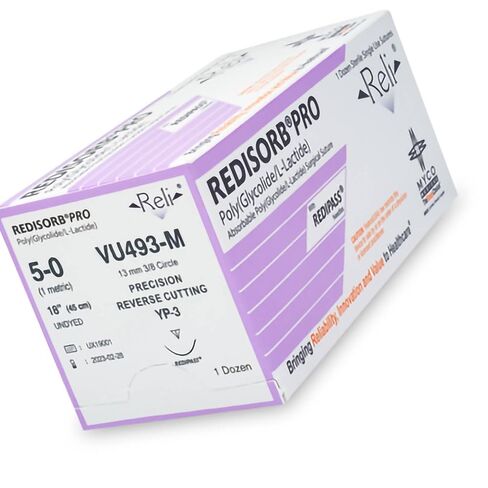 VU493 Reli Redisorb Undyed Braided Sutures 5-0 MP-3 18 12/Bx in Saudi Arabia