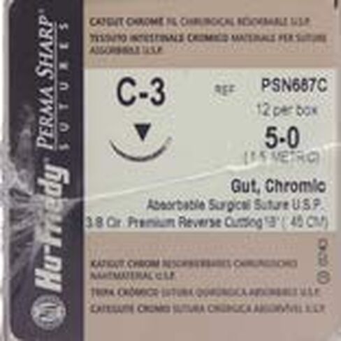 HUF Perma Sharp Suture Undyed PGA 5/0 C19 18" Bx/12 in Saudi Arabia