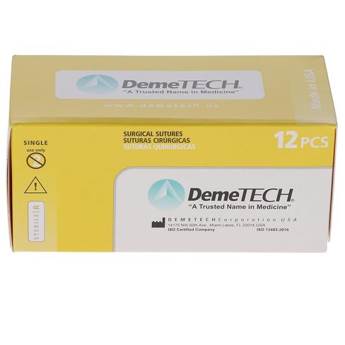 103131 HSB Plain Gut Absorbable Reverse Cutting Sutures 45cm Beige 4/0 12mm DC-2 3/8 Circle 12/Bx in Saudi Arabia