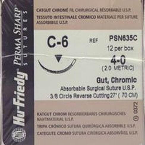 HUF Perma Sharp Suture Plain Gut C-9 3/0 Bx/12 in Saudi Arabia