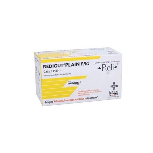 GP612 Reli Redigut Plain Pro Gut Sutures 3-0 MX-1 18 12/صندوق in Saudi Arabia