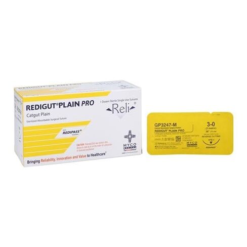 GP3247 Reli Redigut Plain Gut Absorbable Sutures 3-0 MFS-1 27 12/Bx in Saudi Arabia
