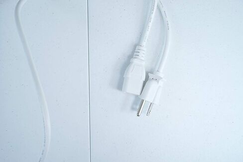[UL Listed] OMNIHIL White 15 Feet Long AC Power Cord Compatible with Turbosound TFX122M-AN 1100W 12 inch 2-Way Flashline Series Stage Monitor in Saudi Arabia