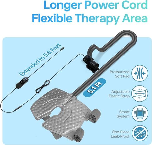 16QT Ice Machine for Knee After Surgery - Upgrade 3.0, 5 Flow Modes, Knee Ice Machine with 6 Timer, Cold Therapy System for Joint Pain, Swelling, Athletes & Injury Recovery in Kuwait