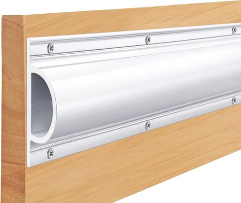 Frienda 16 Ft Standard D Dock Bumpers, Full Face Edging Side Gard PVC Profile Dock Guard for Straight Edge and Side Full Protection Boat Protection, White in Kuwait