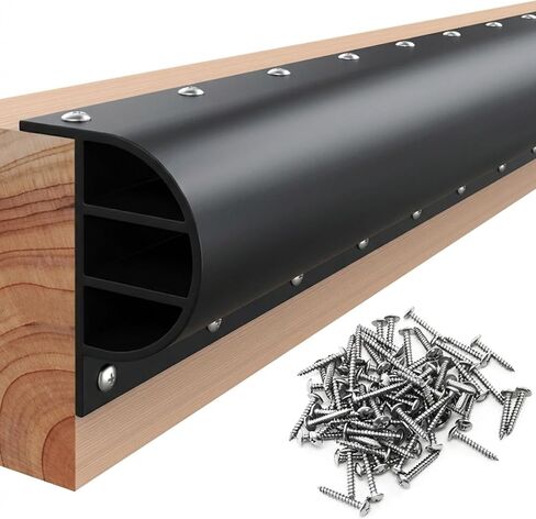 مصدات قفص الاتهام من FUQUN P-Profile، حاجز إرساء مطاطي EPDM ثقيل الجدار بطول 2.8/10/20 قدم للحماية المستقيمة والجانبية، مصد حافة أوسع وأكثر سمكًا مع 304 براغي من الفولاذ المقاوم للصدأ وقطعة مثقاب in Kuwait