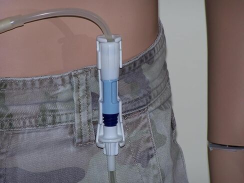 Secureway Peritoneal Dialysis Day/Shower & Night/Exchange Catether Holder for Baxter Type valves (Black) in Saudi Arabia