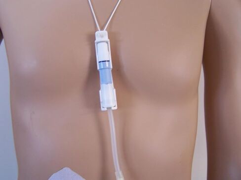 Secureway Peritoneal Dialysis Day/Shower & Night/Exchange Catether Holder for Baxter Type valves (Black) in Saudi Arabia