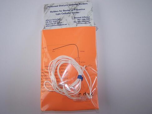 Secureway Peritoneal Dialysis Day/Shower & Night/Exchange Catether Holder for Baxter Type valves (Black) in Saudi Arabia