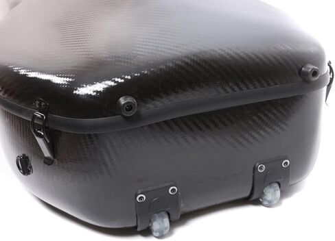 Ultra-Lightweight Braided Carbon Fiber Cello Case 4/4 Full Size Hard Shell with Wheels,Backpack Straps,Bow Holders ca. 3.6kg (Black) in Saudi Arabia