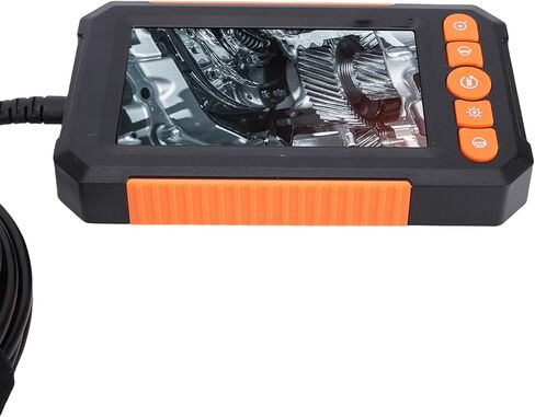 Industrial Endoscope, 4.3 Inch Screen Endoscope, 10m Cable Inspection Camera with Light & IP67, 8mm Single Lens, Ideal for Car Pipe Inspection & Mechanical Check in Saudi Arabia