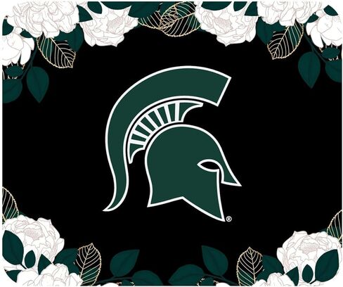 Mouse Pad, Fabric, Michigan State University Standard/Floral White in Saudi Arabia