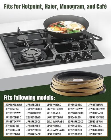 WB02X26088 Foam Tape Fit for GE Gas Ranges Ovens Cooktops Replace WB2X9902 WB02X10573 347723 WB06K5042 336162 WB02X9902 in Saudi Arabia