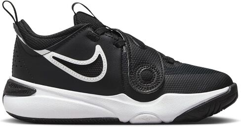 حذاء نايكي تيم هاسل D11 للأطفال الصغار باللون الأسود/الأبيض (DV8894 002) in Kuwait