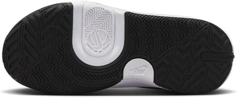 حذاء نايكي تيم هاسل D11 للأطفال الصغار باللون الأسود/الأبيض (DV8894 002) in Kuwait