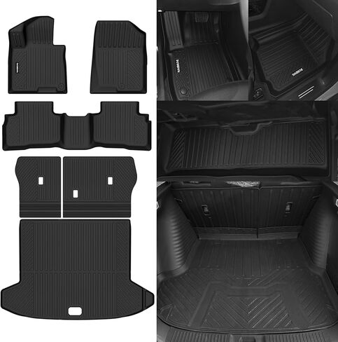 Naibeve Floor Mats for 2010-2014 Subaru Outback/Legacy Trunk Mat Cargo Mat Back Seat Cover for All Weather Subaru Outback Floor Liner Accessories (Floor Liner+Trunk Mat+Backrest Mats) in Kuwait