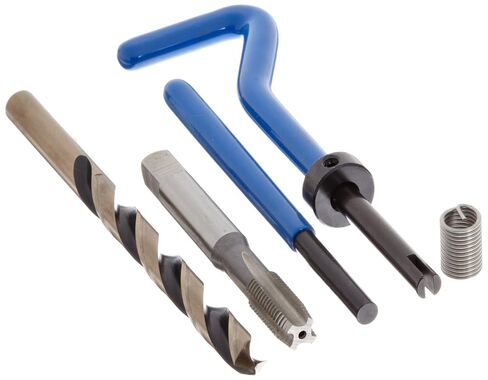 E-Z Lok SK31015 Helical Threaded Insert Kit, 304 Stainless Steel, 3/8"-24 Thread Size, 0.563" Installed Length (Pack of 10) in Saudi Arabia
